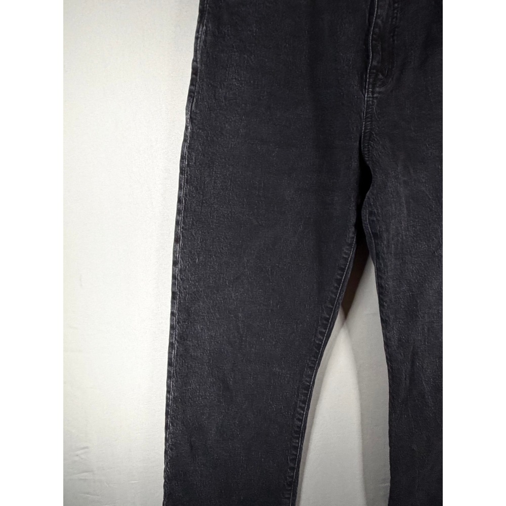 Madewell 90s Straight Leg Jeans Faded Black High Rise Denim Size 28 - Picture 2 of 8
